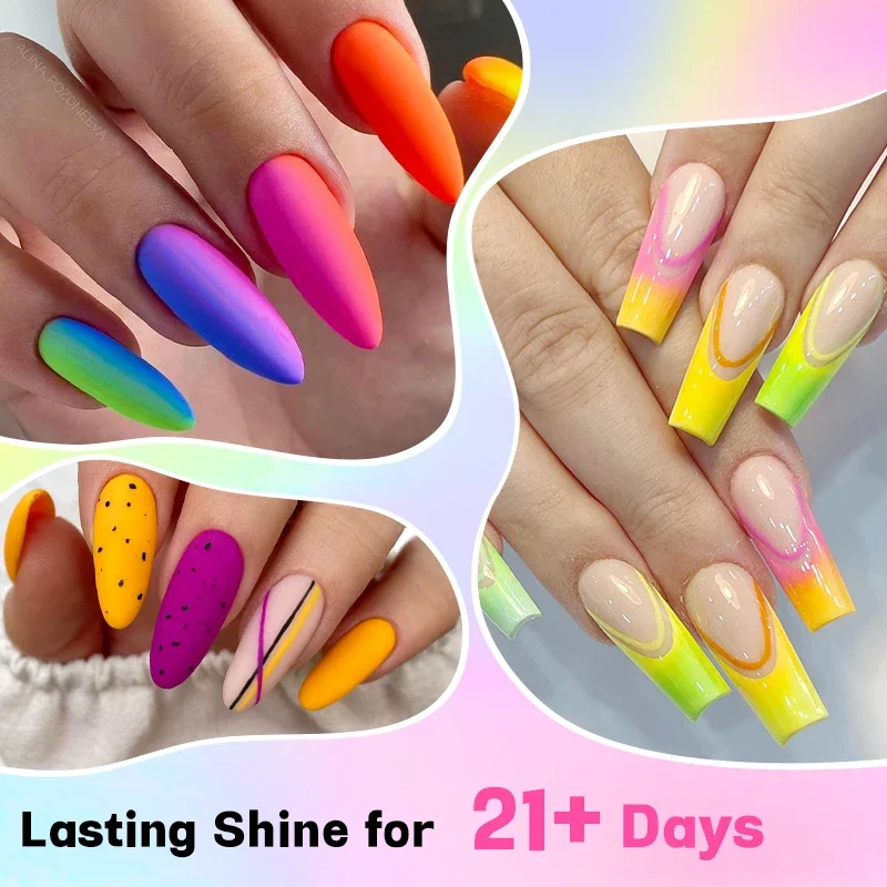 6Pcs/Set 10ML Gel Nail Polish  - Resin Glitter Pack review and price