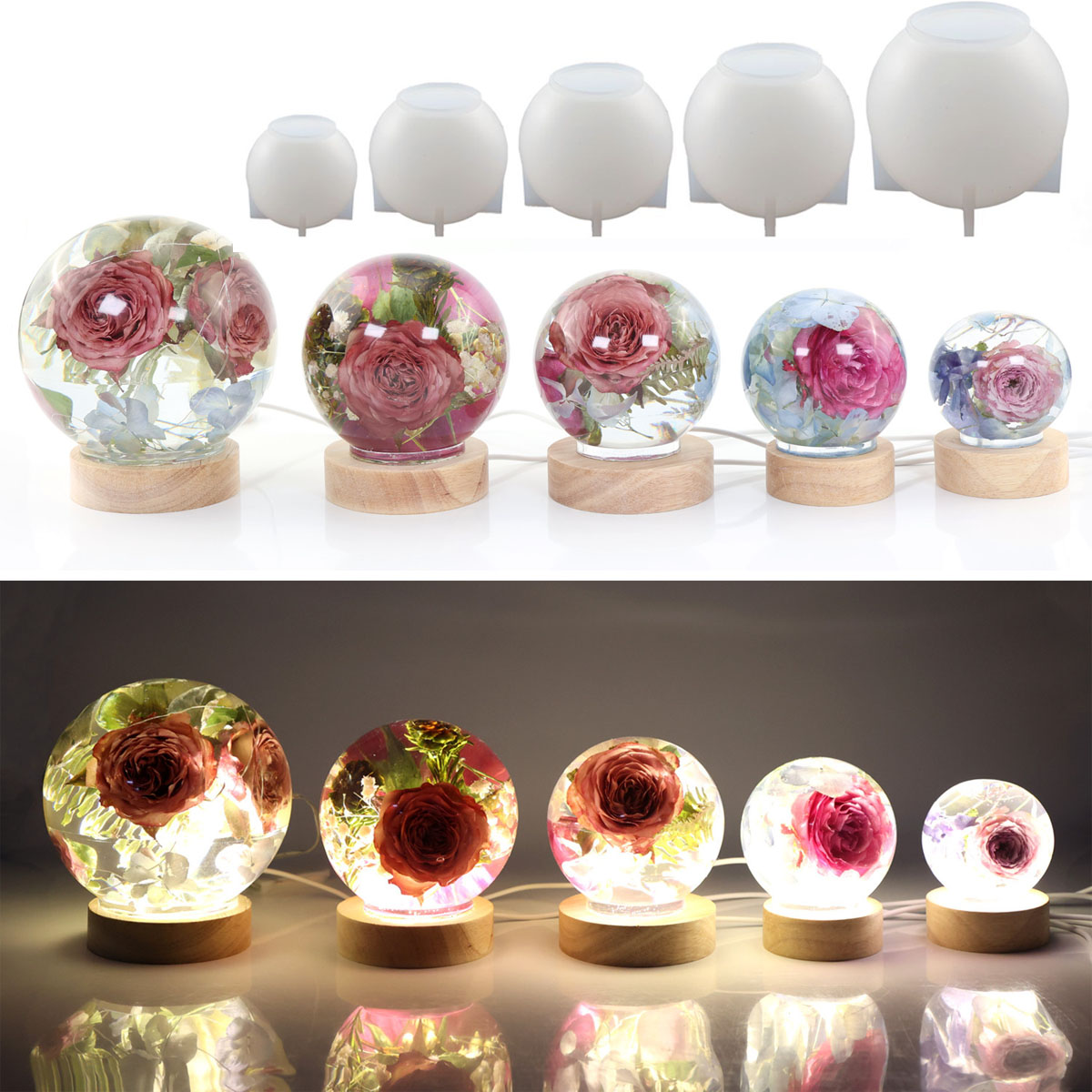65-120mm Sphere Ball Silicone  - Resin Craft Ideas review and price